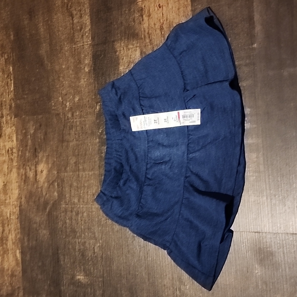 NWT 3t skirt with shorts under